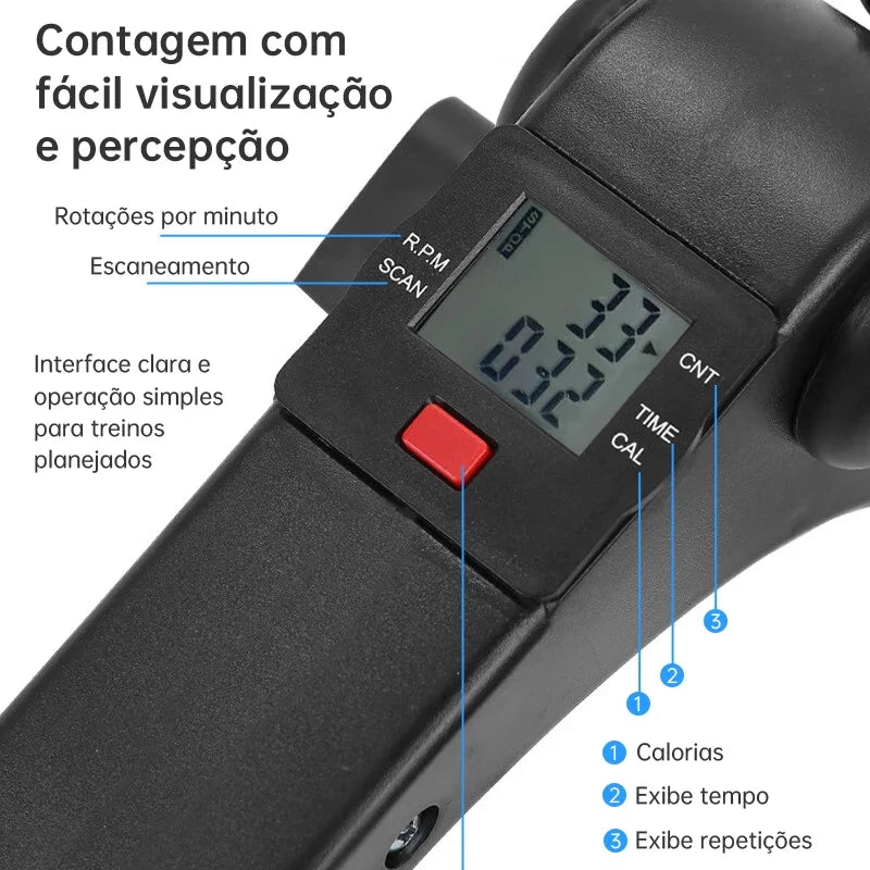 Ciclo Sênior Pro pedais antiderrapantes ajustáveis