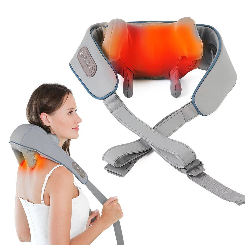 Massageador inteligente portátil em uso